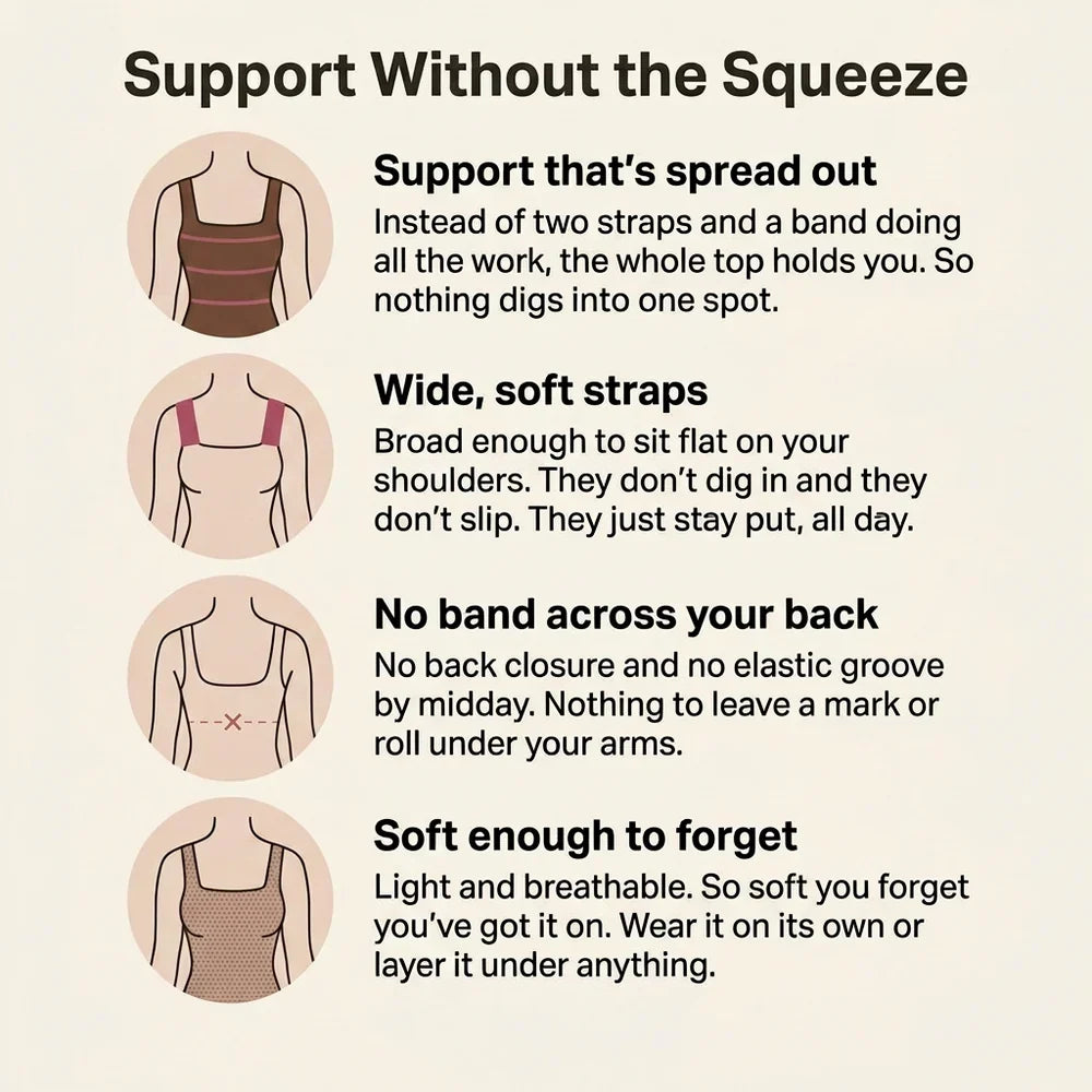 Maggie's Built-in Bra Comfort Tank