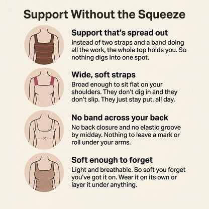 Maggie's Built-in Bra Comfort Tank